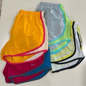 Nike Dri-FIT Running Shorts bundle women’s medium athletic activewear colorful